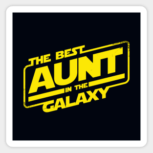 The Best Aunt In The Galaxy Gift For Her For Aunt And Mom Sticker